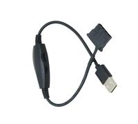 USB Fan Adapter | 3-Pin/4-Pin USB Connector | Pwm Splitter Cable - for PC Desktop Electronic Devices Cooling System Car Maintenance