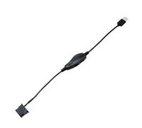 USB Fan Adapter | PWM USB 3/4-Pin Converter,Sleeved Fan Connector - for PC Desktop Electronic Devices Cooling System Car Maintenance