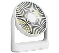 USB Fan Rechargeable Wall Mounted Desktop, High Capacity Portable Fan for Office Desk Dormitory Kitchen, Dual Purpose Cooling Fan(B White)