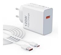 USB Fast Charger and USB C Cable 120W Compatible with Xiaomi 15 Ultra 14 14T 13 12 12S Pro, Redmi K70 K60 Ultra Note 14 13 12 11 10 Pro+, Poco F7 Ultra F6 F5 F4 X6 X5 Turbo Hyper Charger Adapter