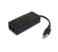 USB Fax Modem Dual Port USB2.0 56K V.92 V.90 External Modem Driver for Win 7 8 10 XP Receive Send Fax on Computer/401