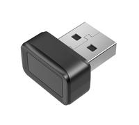 USB Fingerprint Reader 360° Touch Biometric Scanner For Multi-User Access Black