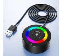 USB Fingerprint Reader for Windows 10/11/12 ONLY, RGB Light Up Windows Hello Fingerprint Scanner with 5FT Extension Cable,Match-in-Sensor Security, Plug and Play for Laptop/PC(Not for Mac/Linux)