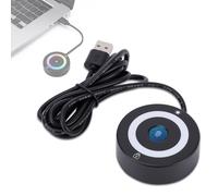USB Fingerprint Reader, Win Hello Computer Fingerprint Key Reader With Colorful Led Lights, Capacitive Fingerprint Recognition Boot Software Lock For Windows 10/11 Systems