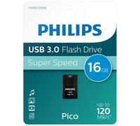 USB Flash Drive 16GB USB3.0 Pico Ultra-Compact Black Pocket-Sized 60MB/s mini v1