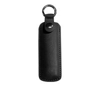 Usb Flash Drive Case 18pcs PU Leather USB Flash Drive Case Protective Storage Bag Key Ring Holder(Black)