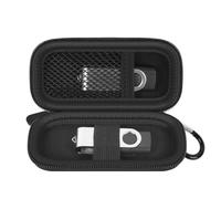 USB Flash Drive Case, SD Card/Thumb Drive Holder, Memory Cards, SDXC SDHC Storage Bag, Small Electronic Accessories Organizer for SanDisk for Samsung for Inland (Full Black)