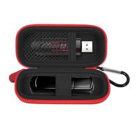 USB Flash Drive Case, SD Card/Thumb Drive Holder, Memory Cards, SDXC SDHC Storage Bag, Small Electronic Accessories Organizer for SanDisk for Samsung for Inland (Red)