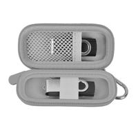 USB Flash Drive Case, SD Card/Thumb Drive Holder, Memory Cards, SDXC SDHC Storage Bag, Small Electronic Accessories Organizer for SanDisk for Samsung for Inland (Grey)