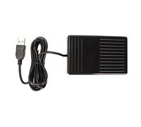 USB Foot Pedal, Single Foot Pedal with Mechanical, Multifunctional USB Single for Computer, 2 Meters Cable, for Gaming Transcription Zoom