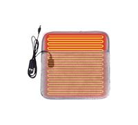 USB Foot Warmer 2025 - Heated Blanket with 5 Temperature Levels & Timer | 5 Colors Light Indicator & Washable Design | For Office, Home & Under Office