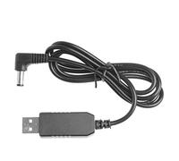 USB for DC 5V To 12V 2.1x5.5mm Right Angle Male Step Up Adapter Cable For Router