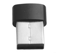 USB For Mouse Jiggler with 3 Modes | Undetectable Automatic Mouse Mover to Prevent Sleep | Play Aluminum Alloy Device for Laptop PC Desktop | Black(Is black)