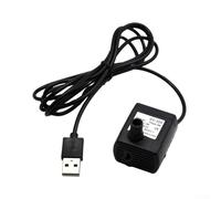 USB Fountain Kit, 5V Submersible Water for Small Fountains, Birdbaths, Fish Tanks & Ponds, Quiet DC with USB Connection, Compact Plastic Design for Indoor