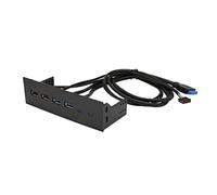USB Front Panel Hub, High Speed 19pin 4 Ports 5.25in USB 3.0 Front Panel Hub for Computer