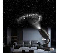 USB Galaxy Projector, 2-in-1 Night Light and Starry Sky Projection, Adjustable Brightness, Touch Control, Compact Portable Design for Home and Travel