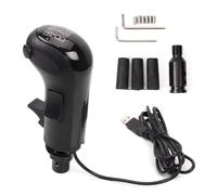USB Gaming Shift Knob 18-Speed Gear Simulator, Compatible with for Logitech G25 G27 G29 Racing Shifter PC Gearshift Knob, with High/Low Gear Switch Black