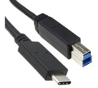 USB Gen1/2 Type C Male Plug to USB 3.0 B Type Male Printer Cable Black 1m/2m/3m