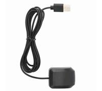 USB GPS Receiver, High Accuracy Multi Constellation Navigation Module Remote Mount DC 3.3V to 5V Fast Startup USB Interface for Laptop Systems