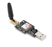 USB GSM GPRS Module with Antenna, SIM800C Wireless Communication Modem, Quad-Band 850/900/1800/1900MHz, Supports SMS Voice Bluetooth Data Transmission