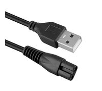 USB Hair Clipper Charging Cable, Charger Compatible with GLAKER Hair Clippers for Men, Hair Shaver Charger Cord Replacement Fits for Limural Hair Clipper, Shaver, Water Flosser, Power Cord Supply