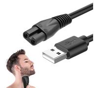 USB Hair Clipper Charging Cable, Shaver Charger Cable Compatible with Wahl Colour Pro, Replacement Power Cord for Shaver, Water Flosser, Beauty Instrument, Hair Ball Trimmer