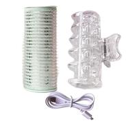 USB Hair Curler - Hair Roller for Bangs | Heated Rollers for Effortless Styling | Electric Hair Curling Tool | Portable Self-Adhesive Hair Rollers | Ideal for Quick Styling & -the- Use