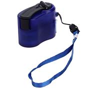 USB Hand Crank Charger, Portable Dual Use Red Light Phone Charger Emergency hand crank radio dynamo flashlight FOR Camping Outdoor Charging Mobile Power (Blue)