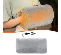 USB Hand Warmer Heated Gloves Electric Hand Muffs Handwarmer Pouch Portable Hot Hands Warm Thermal Plush Heating Glove Ideal Xmas Winter Gifts for Adult Elder