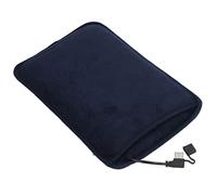 USB Hand Warmer Portable Foldable Fast Heating Electric Heated Pocket Hand Warmer, USB Heated Hand Warmer for Home Office, Graphene Heating Technology with Flannel Surface, Univers (Dark Blue)