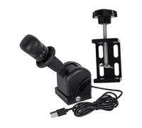 USB Handbrake for PC Race Simulator, Compatible with Logitech G27 G29, Aluminum & PP Construction with Mounting Clip, 4.92inch