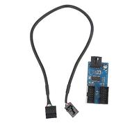 USB Header Extension Adapter Blue Pcb Dual 9 Pin Converter