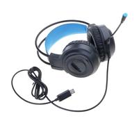 USB Headphones Corded Over Ear PC Headsets With Colorful Lighting Delicate Sound And Sensitive Microphone For Gamers Computer Headsets