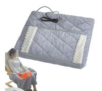 USB Heated Blanket - Electric Warming Blanket for Car and Home, Soft Heating Pad | Portable Heated Blanket with Pocket, Comfortable Thermal Wrap for Weather