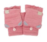 USB Heated Fingerless Gloves Half Finger Design for Winter Season | Cotton Knit, Adjustable Buckle and Heating Pads, Power Bank or USB Charger Use for Gaming