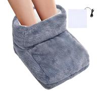 USB Heated Foot Warmer - Fast Heating Pad for Bed, Under Desk Thermal Comfort Cushion with Quick Warming Support, Plush Insulation to Relieve Cold Feet,