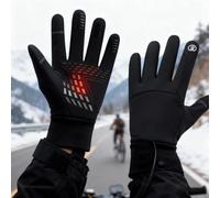 USB Heated Glove Liners for Men Women, Winter Warmers, Rechargeable Electric Gloves for Skiing, Snowboarding, Hiking, Cycling Riding