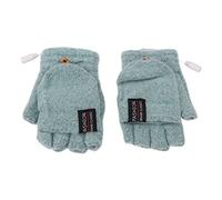 USB Heated Gloves, Electric Heating Gloves for Women and Men, Full and Half Fingerless Winter Hands Gloves, Double Sided Winter Laptop Gloves for Indoor and Outdoor (Green)