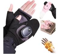 USB Heated Gloves Graphene Fast Warm Winter(black)