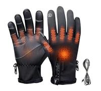 USB Heated Gloves | Touchscreen Hand Warmer Mitten,3-Level Temperature Control Electric Heating Gloves,USB Plug-In for Outdoor Activities Commuting Camping Hiking Skiing Cycling