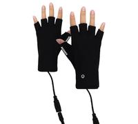 USB Heated Gloves | USB Heating Winter Gloves,Fingerless Touchscreen Heated, Warm for Motorcycle, Texting, Gift for Women Man