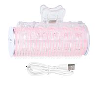 USB Heated Hair Rollers Set, Rechargeable Electric Hair Curlers for No Heat Styling, Self Grip Holding Rollers Portable Styling Tool for Bangs, Frin