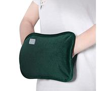 USB Heated Hand Warmer Winter USB Heating Hands Muffs Warming Pouch Bed Foot Body Warmers Girls Menstrual Period Heating Pad Wrap Hot Therapy for Cold Hands Cramps Pain Relief (Green)