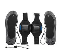 USB Heated Insoles,Electric Heated Insoles - Cuttable Inserts for USB Charging Electric Thermal Shoes,Breathable with 8000mAh Lithium Battery and Beat Pouch
