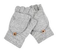 USB Heated Knitting Mittens Winter Thermal Gloves for Adults