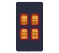 USB Heated Mat - 4 Zone Heating Mat, Dog Bed for Cats and Dogs, Adjustable Fast Heating | Breathable Pet Comfort Device, Car Accessories