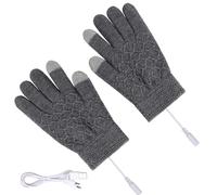 USB Heated Mittens - Winter Heateds Fingerless Full Finger USB Heat Mittens - USB Charging Fast Heated Mittens - Hand Warmer for Cold Season Sportswear Women