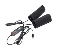 USB Heated Motorcycle Grips - 3 Temperature Warmer | Electric Handle Warmer for Motorcycles & Scooters | USB Powered Hand Warmers for Outdoor Riding Lib