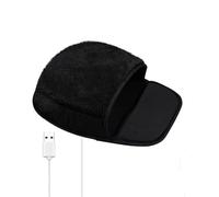 USB Heated Mouse Pad Hand Warmer Ergonomic Heating Gaming Mouse Pad Mat with Wrist Rest for Office Home Computer Laptop Non-Slip Rubber Small Desk Mousepad Gift