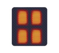 USB Heated Pad - 4-Zone Heating Mat, Cat Dog Bed, Adjustable Rapid Warming | Breathable Pet Comfort Device, Cozys Home Travel Backyard Car Accessory, Safe Temperature Control Solution for Dogs Cats